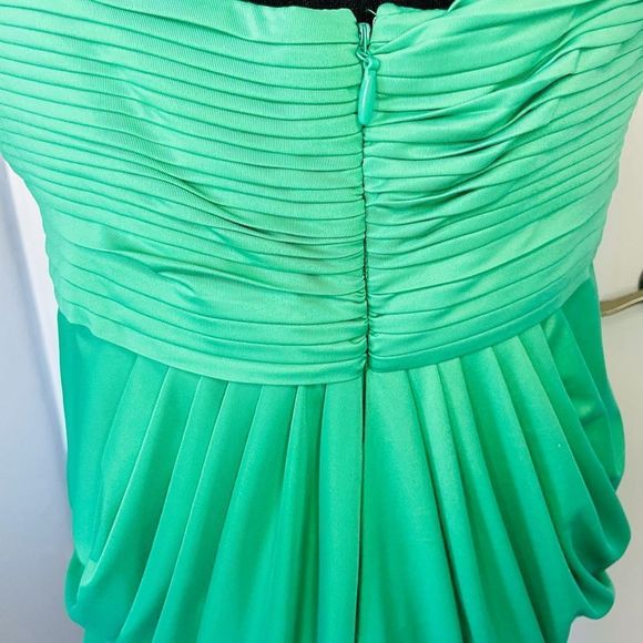 BCBG Maxazria Green Dress Size L - Picture 3 of 5